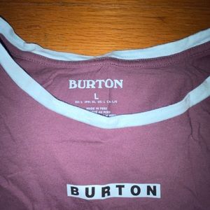burton cute tee purple and light blue